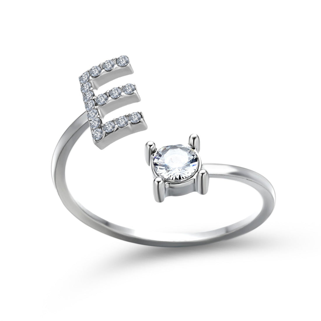 Personalized Initial Diamond Ring