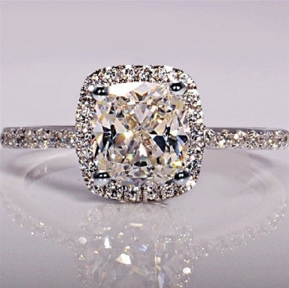 Radiant Cushion Cut Engagement Ring