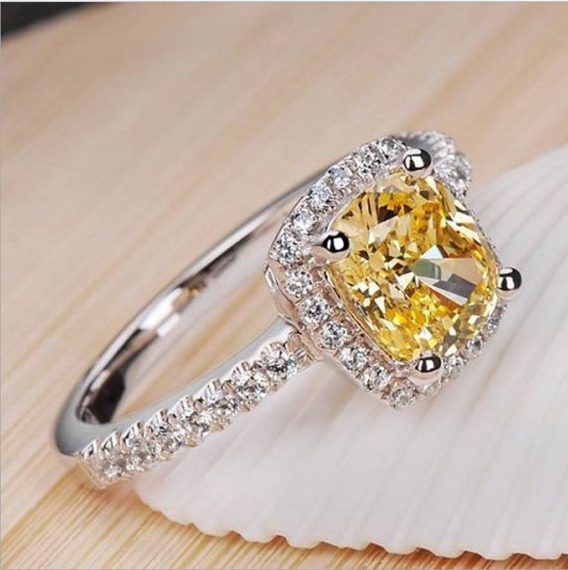 Radiant Cushion Cut Engagement Ring