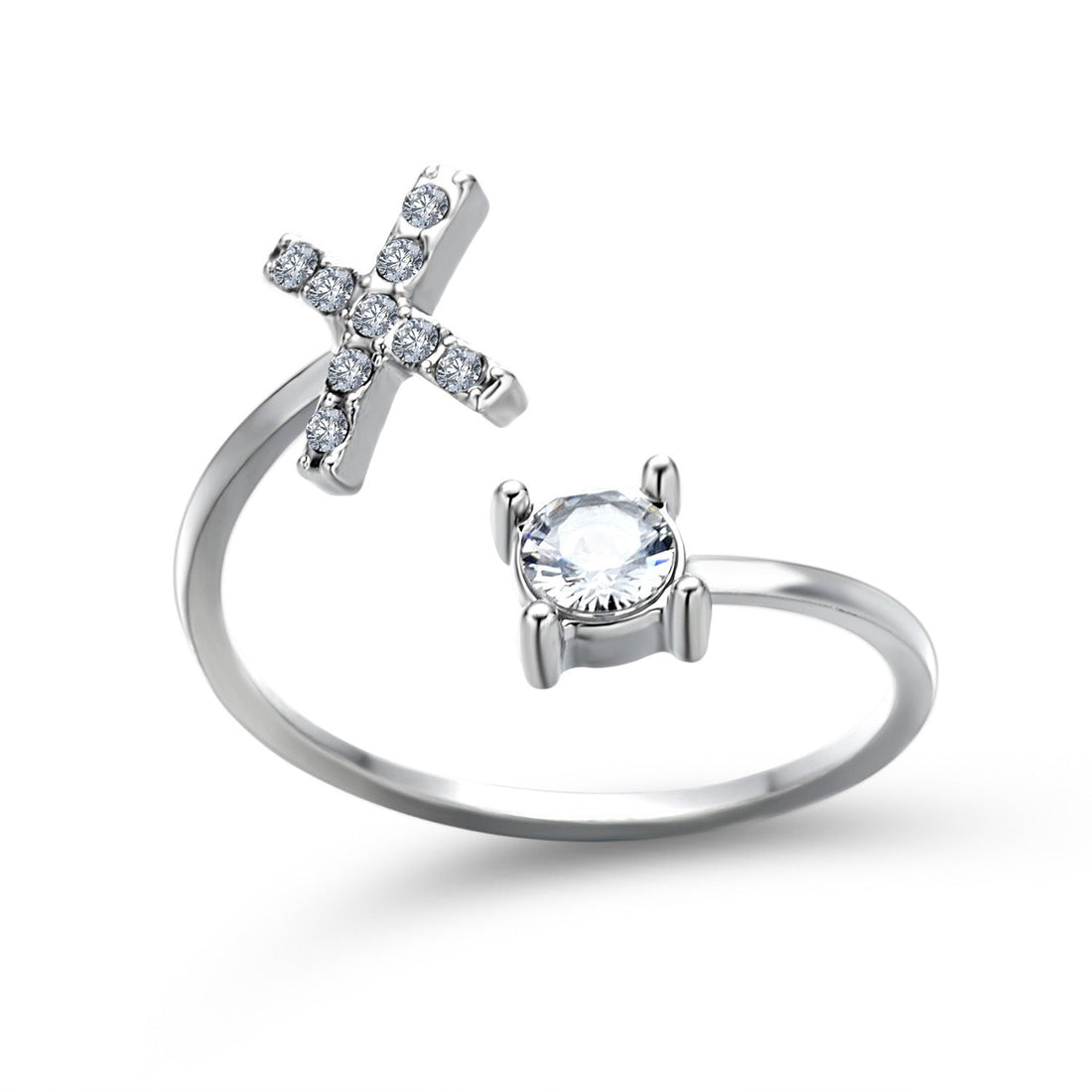 Personalized Initial Diamond Ring