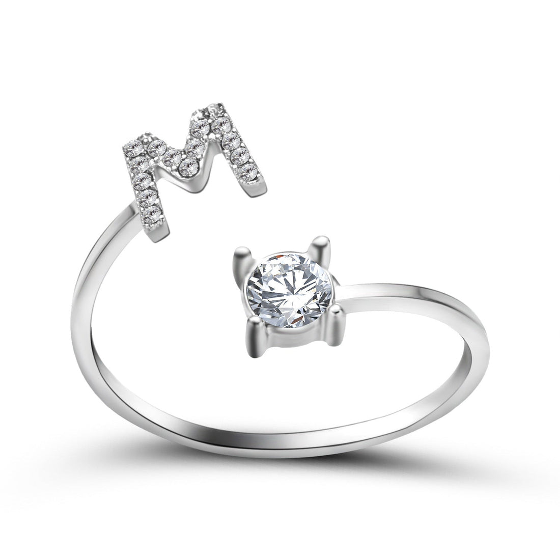 Personalized Initial Diamond Ring