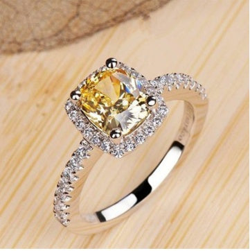 Radiant Cushion Cut Engagement Ring