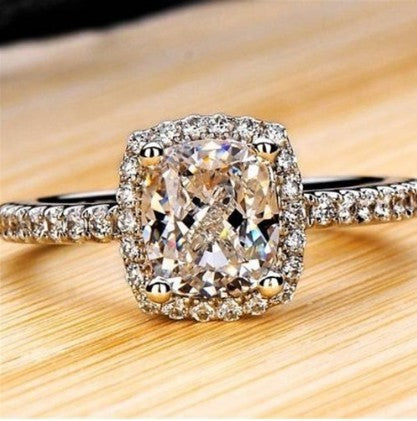 Radiant Cushion Cut Engagement Ring