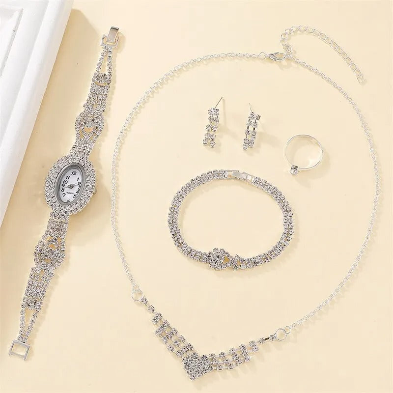 Rhinestone Fashion Jewelry Set