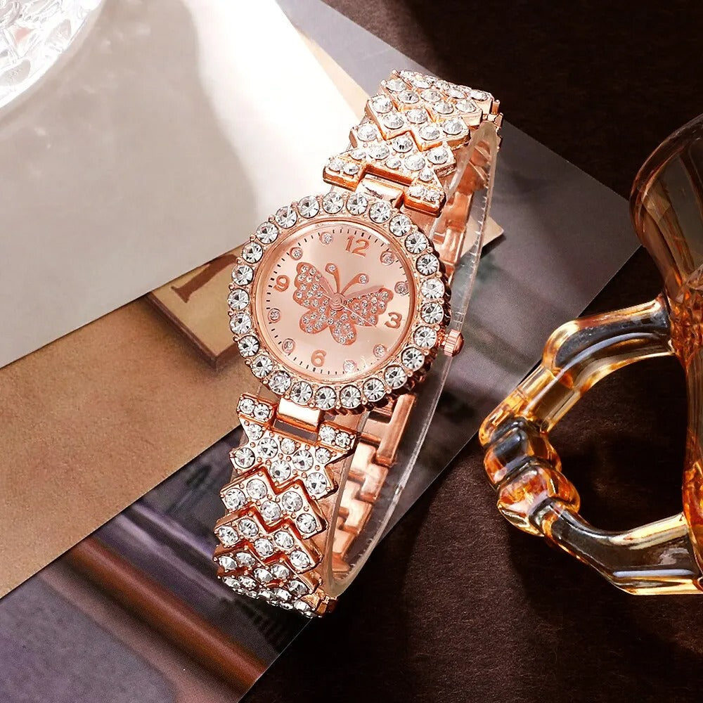 Rose Gold Luxury 6pcs Jewelry Set