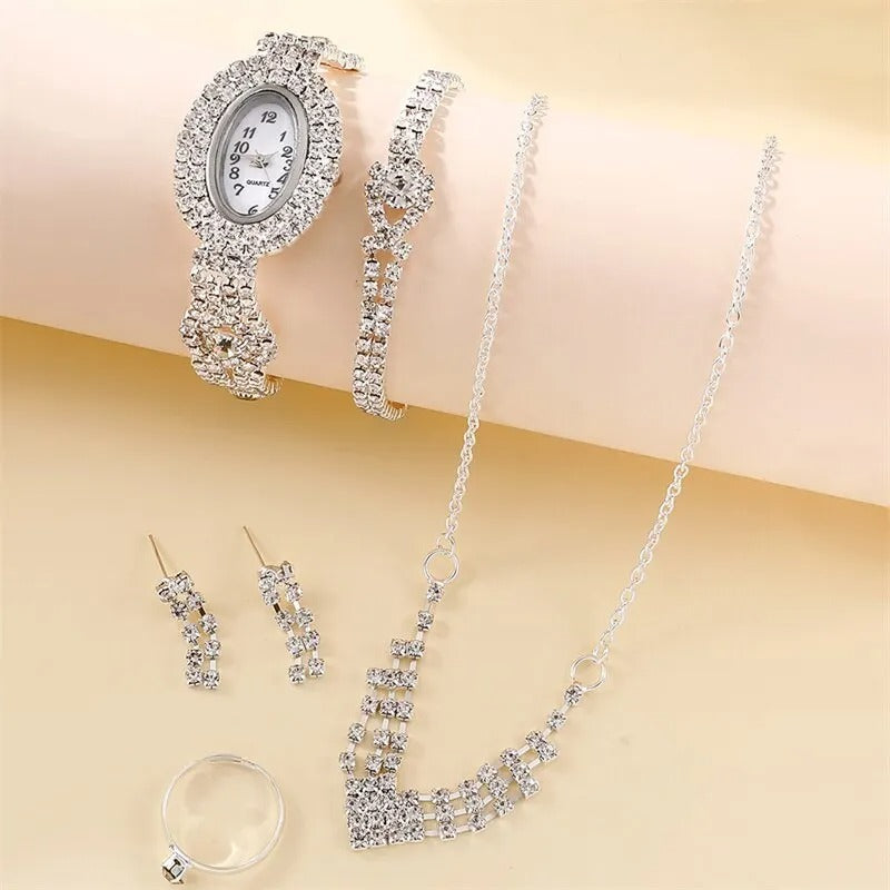 Rhinestone Fashion Jewelry Set