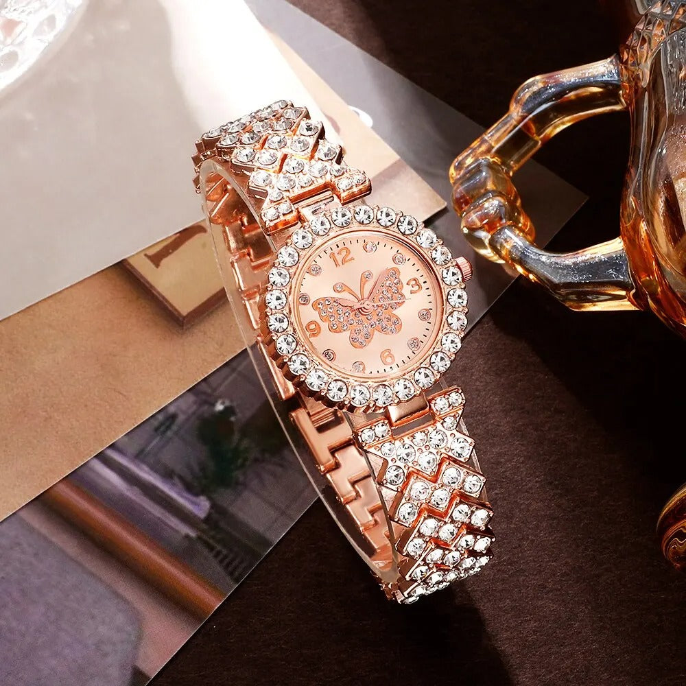 Rose Gold Luxury 6pcs Jewelry Set