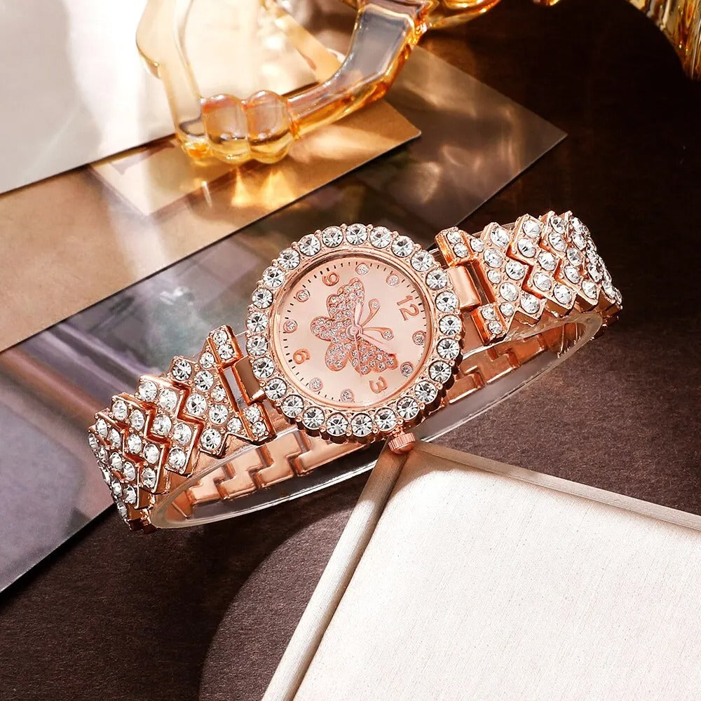 Rose Gold Luxury 6pcs Jewelry Set