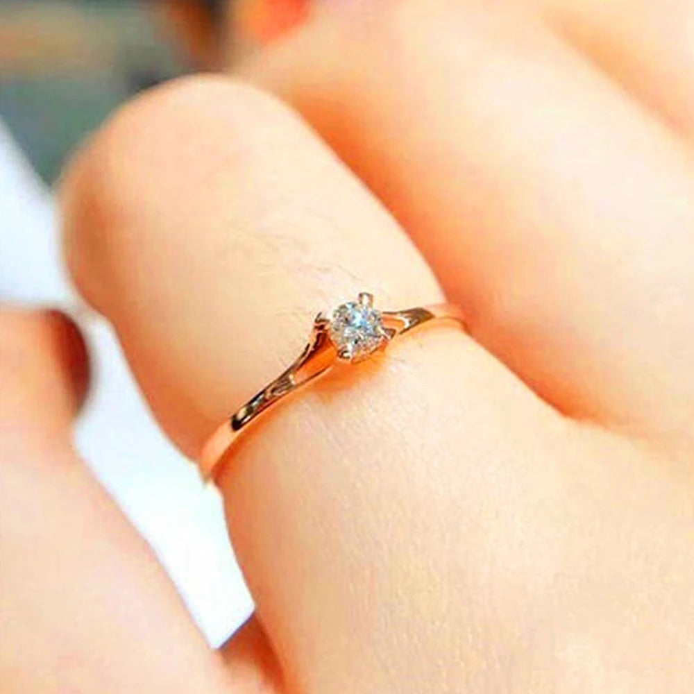 Classic Solitaire Promise Ring