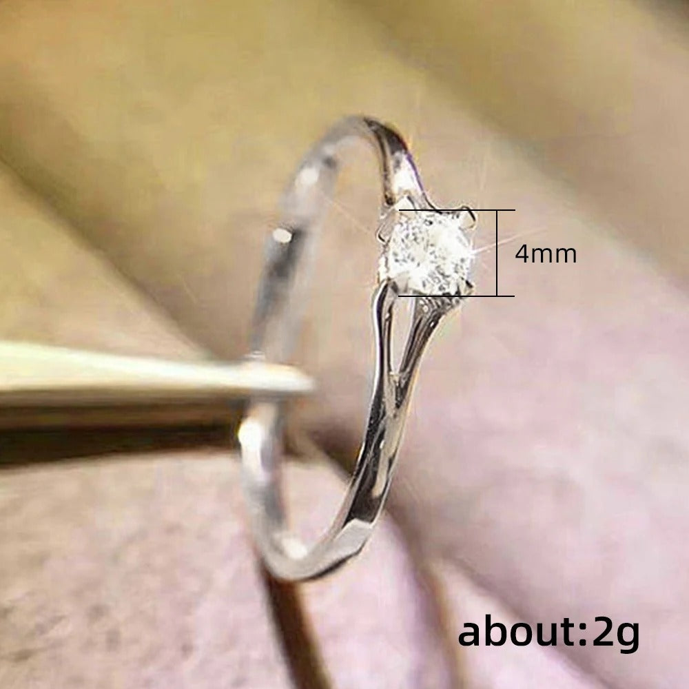 Classic Solitaire Promise Ring